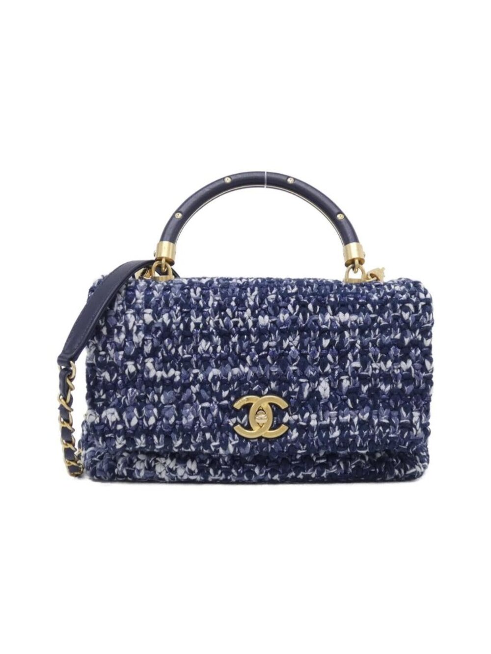 Chanel Bag Handbag Navy